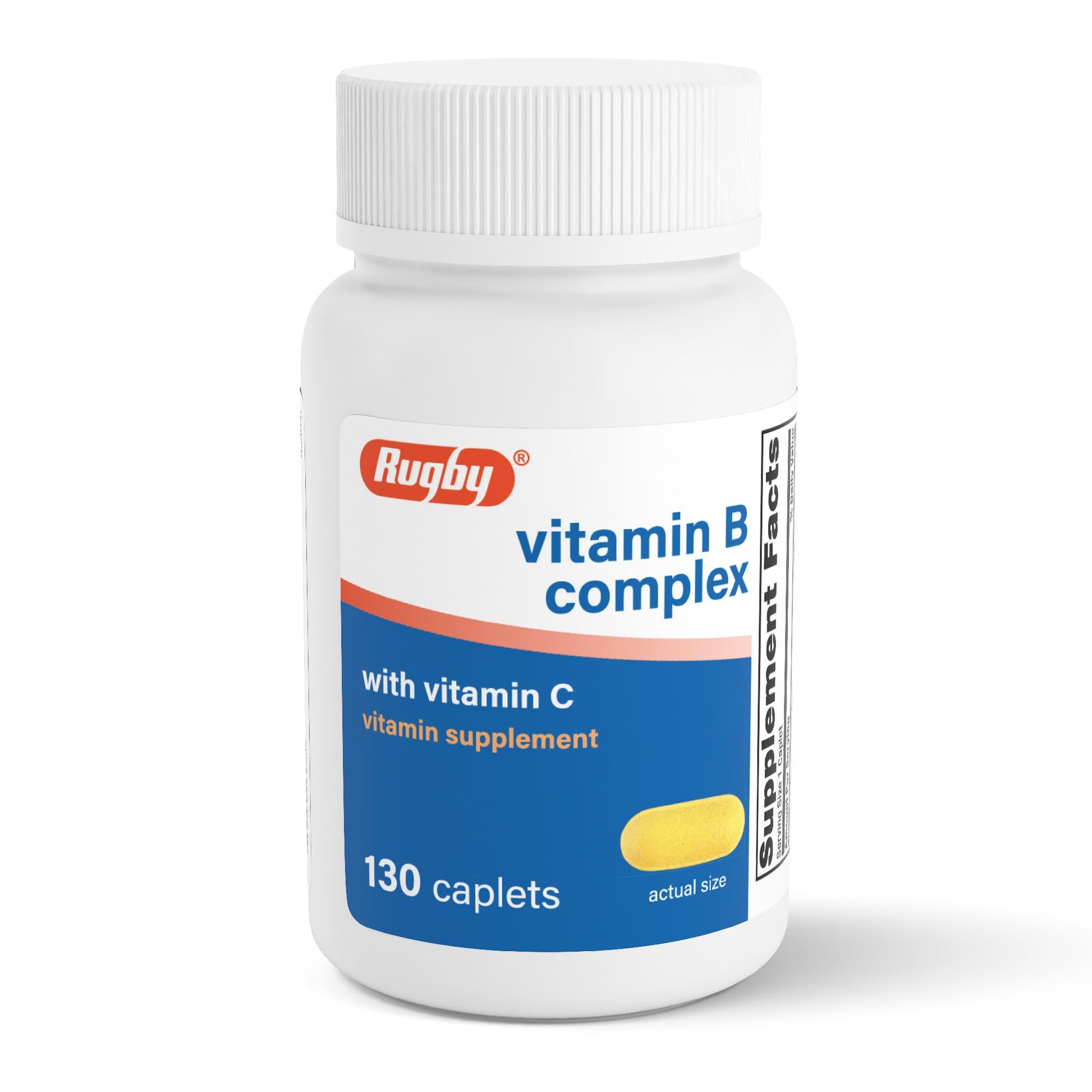 Rugby Laboratories Vitamin B Complex with Vitamin C Caplets 130