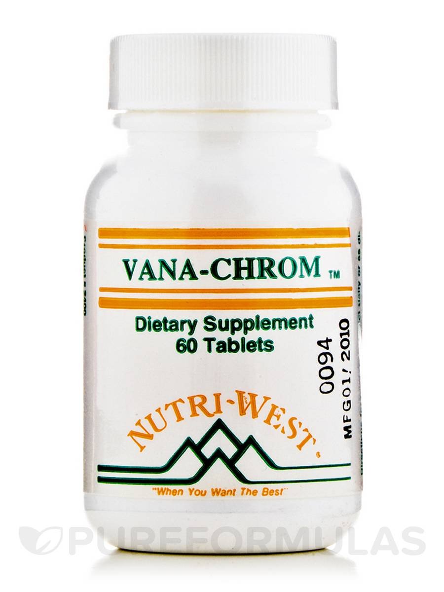 Nutri-West Vana-Chrom Tablets, 60 Tablets