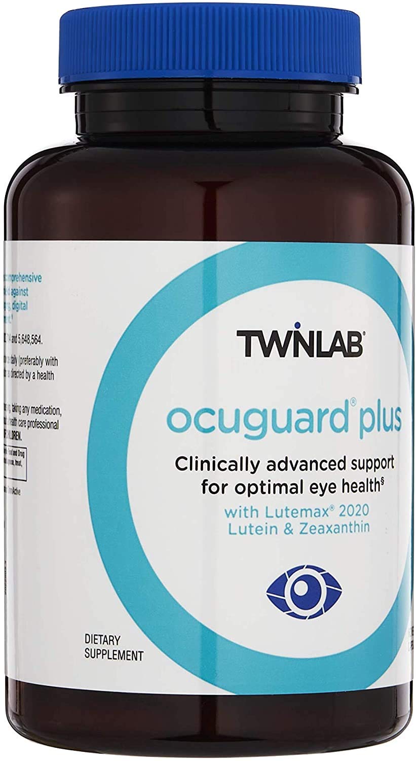 Twinlab Ocuguard Plus Eye Supplement with Zinc, Vitamin A, C & D, 60 Capsules