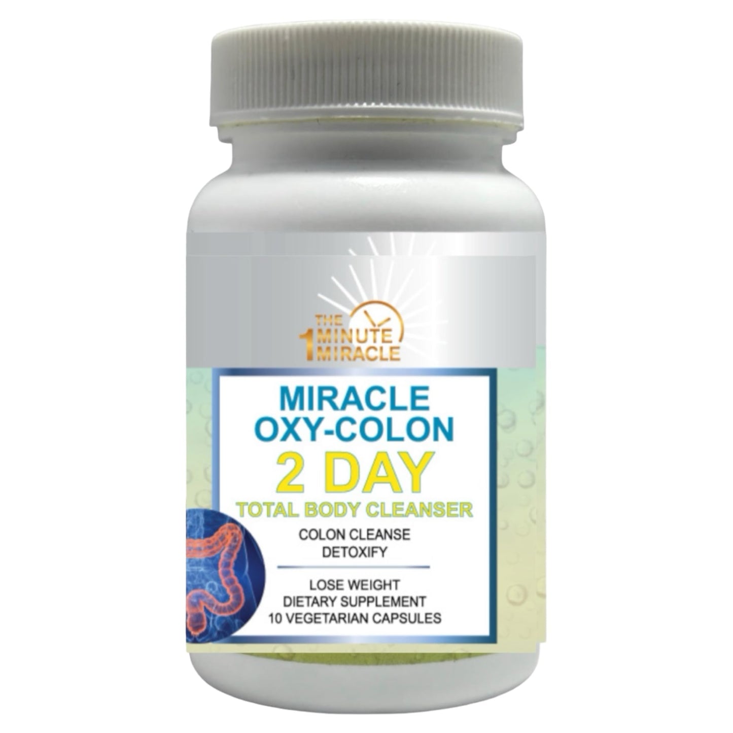 The One Minute Miracle Miracle Oxy-Colon Cleanse Capsule 1 Count