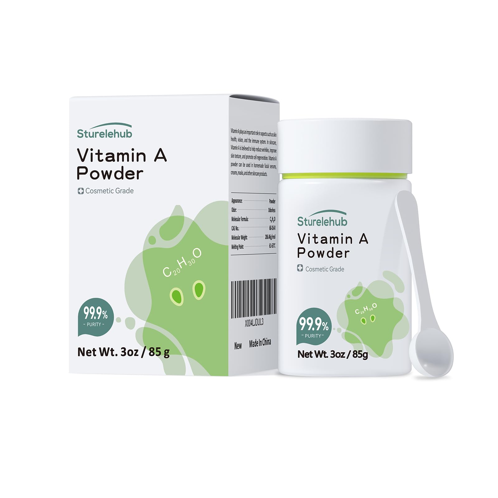 Sturelehub Vitamin A Palmitate Powder, 3 Ounce