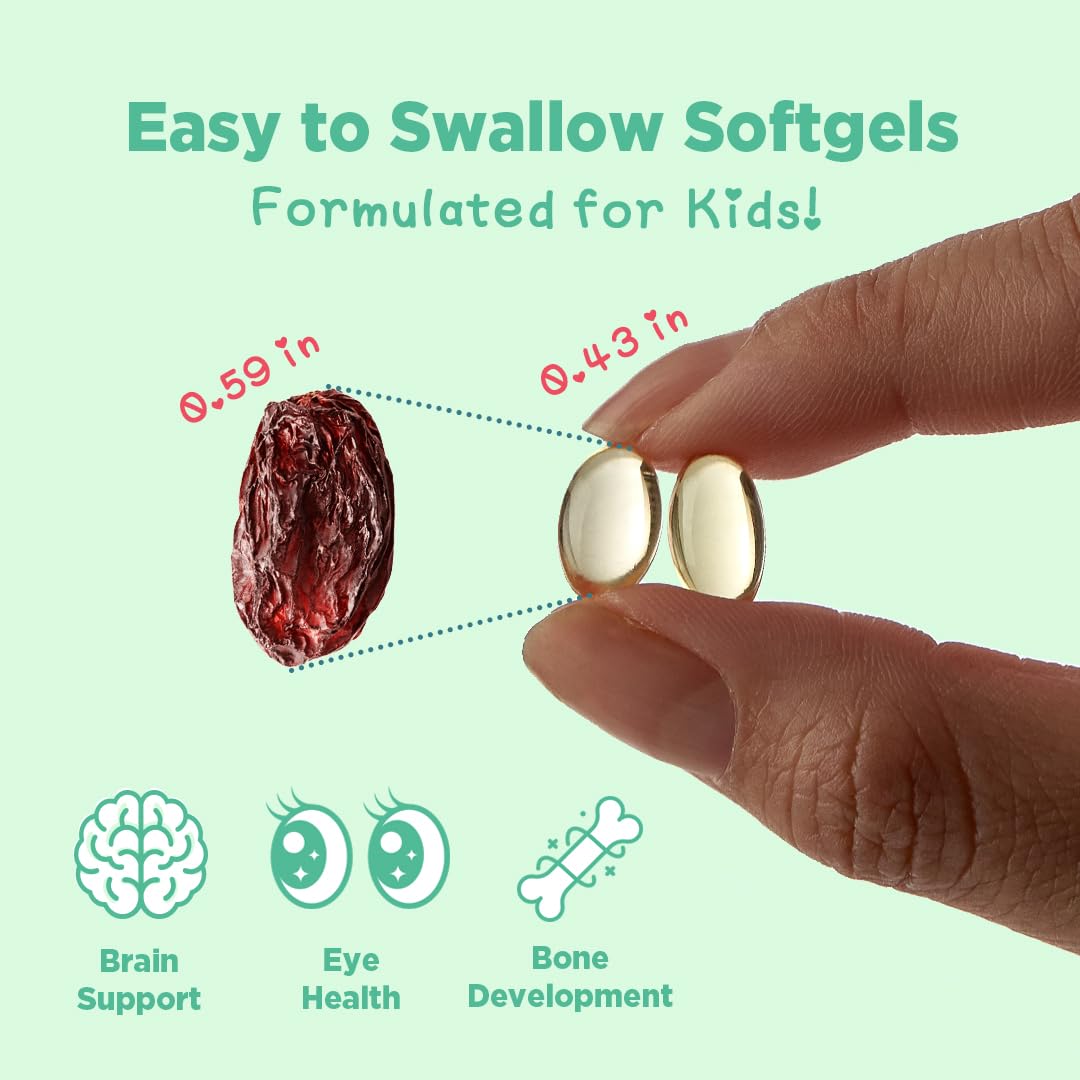 HINI Omega-3 for Kids Capsule 180 Count