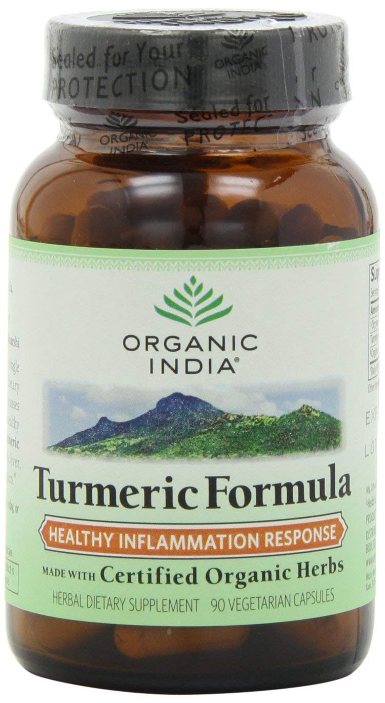 Organic India Turmeric Formula Capsules 6 Count