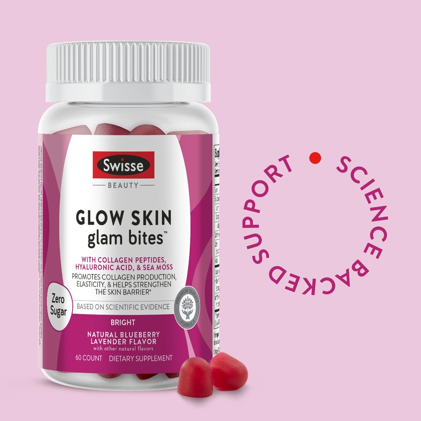 Swisse Glow Skin Glam Bites Capsules 60 Count