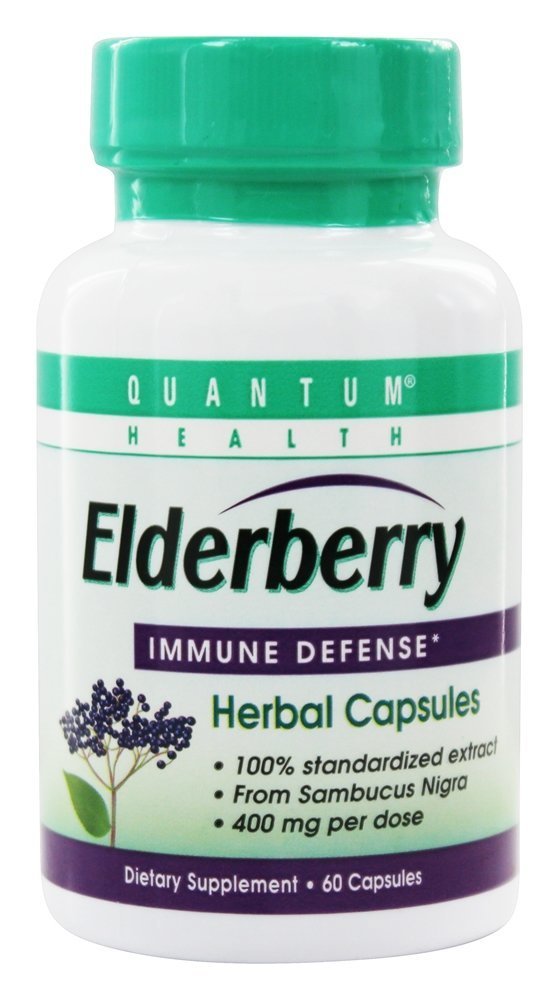 Quantum Elderberry Extract 400mg Capsule, 60 Capsules