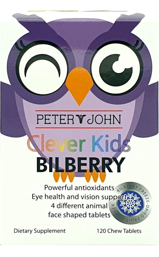 HEALTHFARM Kids Vision Support Bilberry 120 Chew Tablets, 1 Count