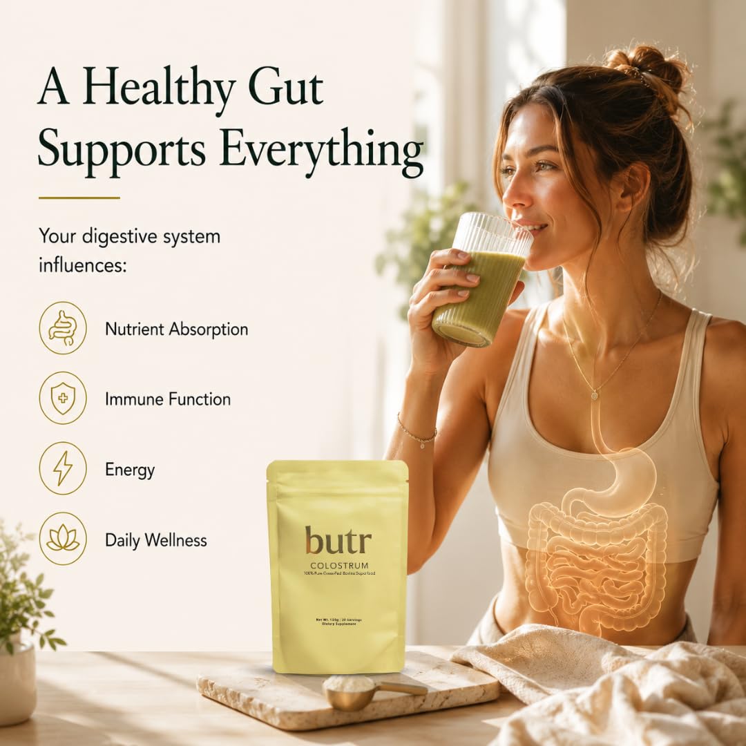 butr Grass-Fed Bovine Colostrum Powder 30 Servings