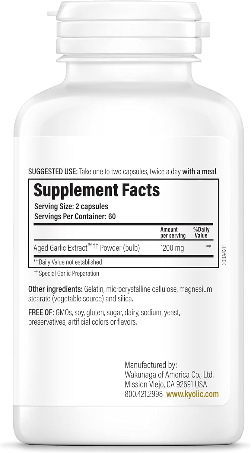 Kyolic Reserve Capsule 120 Count