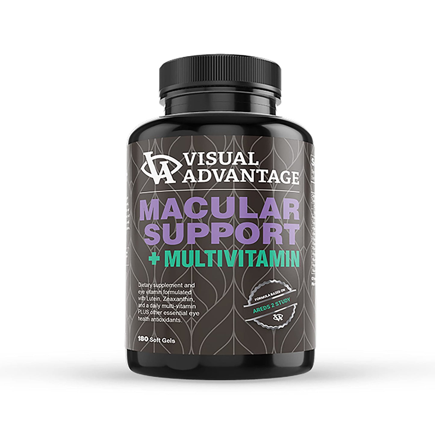 Visual Advantage Lunovus Macular Support Plus Multivitamin Based on AREDS 2 Study Softgels 180