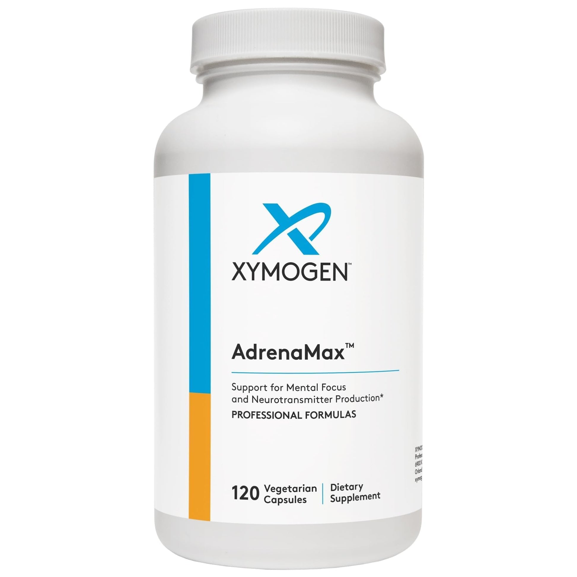 XYMOGEN AdrenaMax L-Tyrosine & NAC Formula Capsule, 120 Count