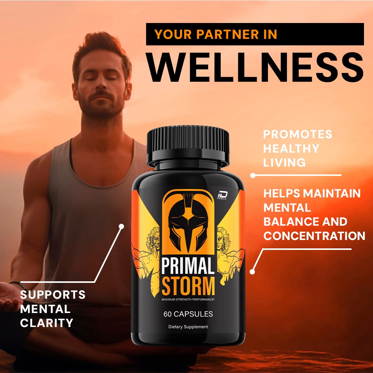 Indelo Primal Storm Capsule 60 Capsules