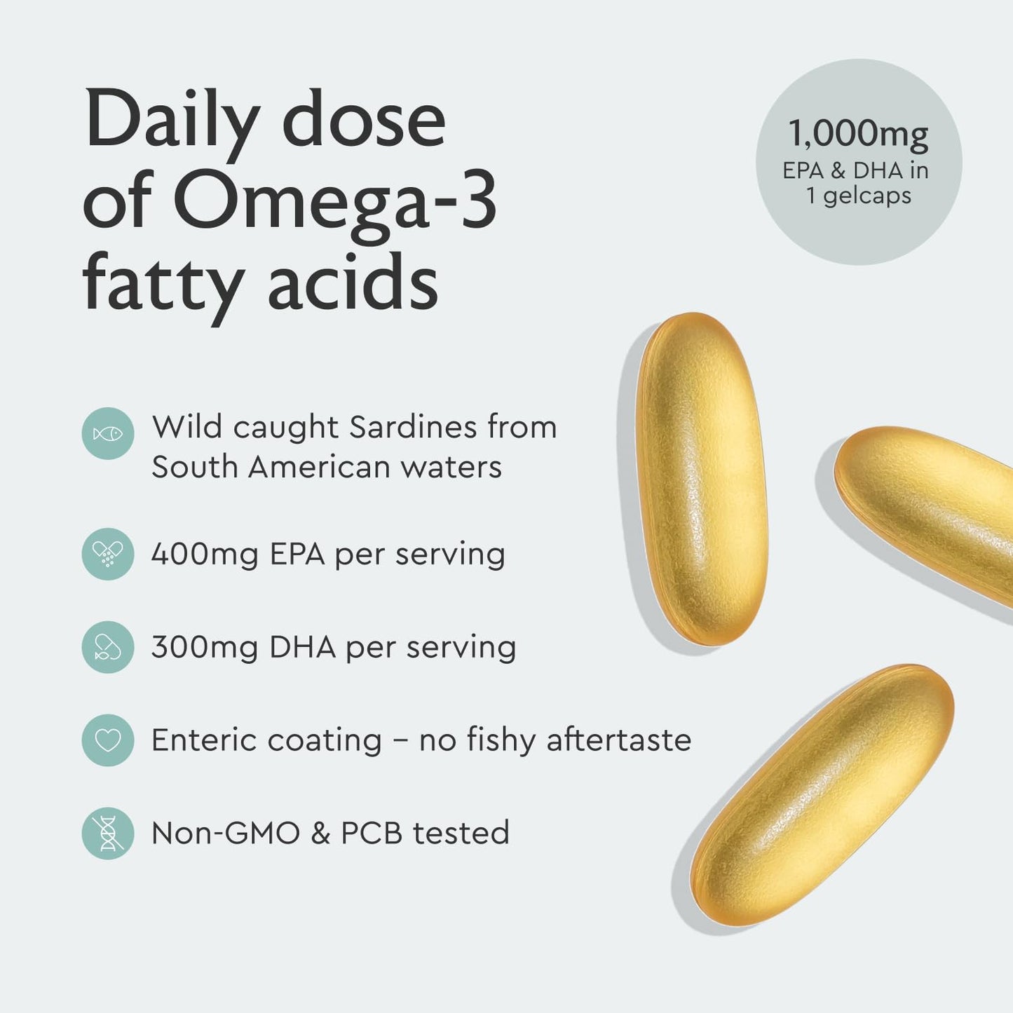 Alaya Naturals Omega 3 Fish Oil Softgels 60