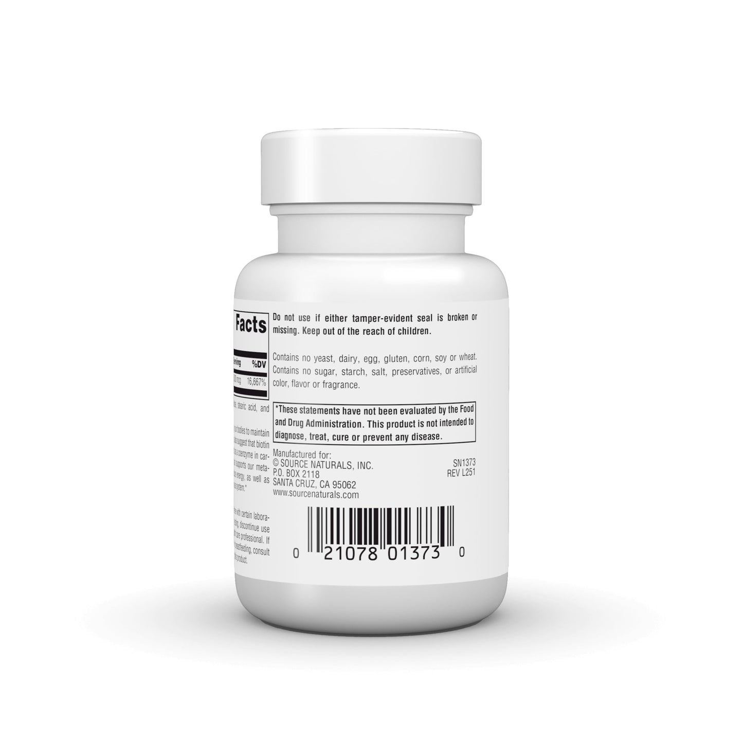 Source Naturals Biotin 5,000mcg Tablet, 120 Tablets