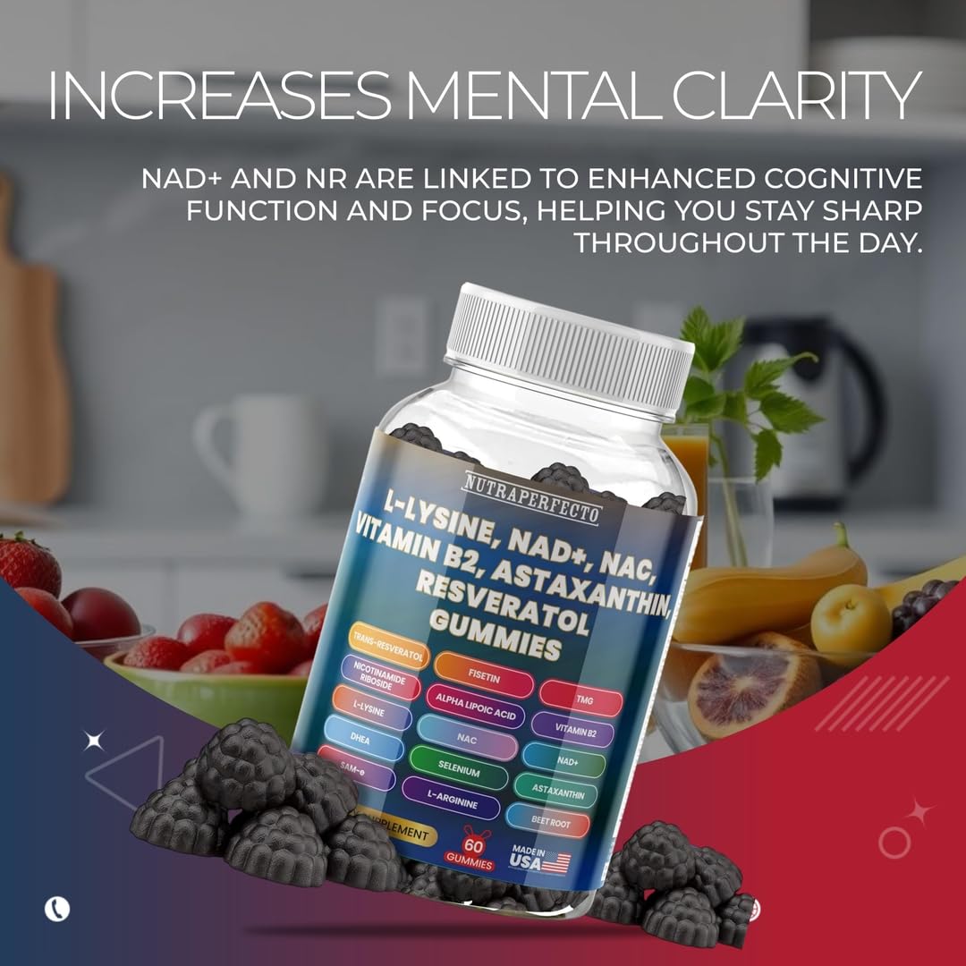 NutraPerfecto Sugar Free Gummies 60 Count