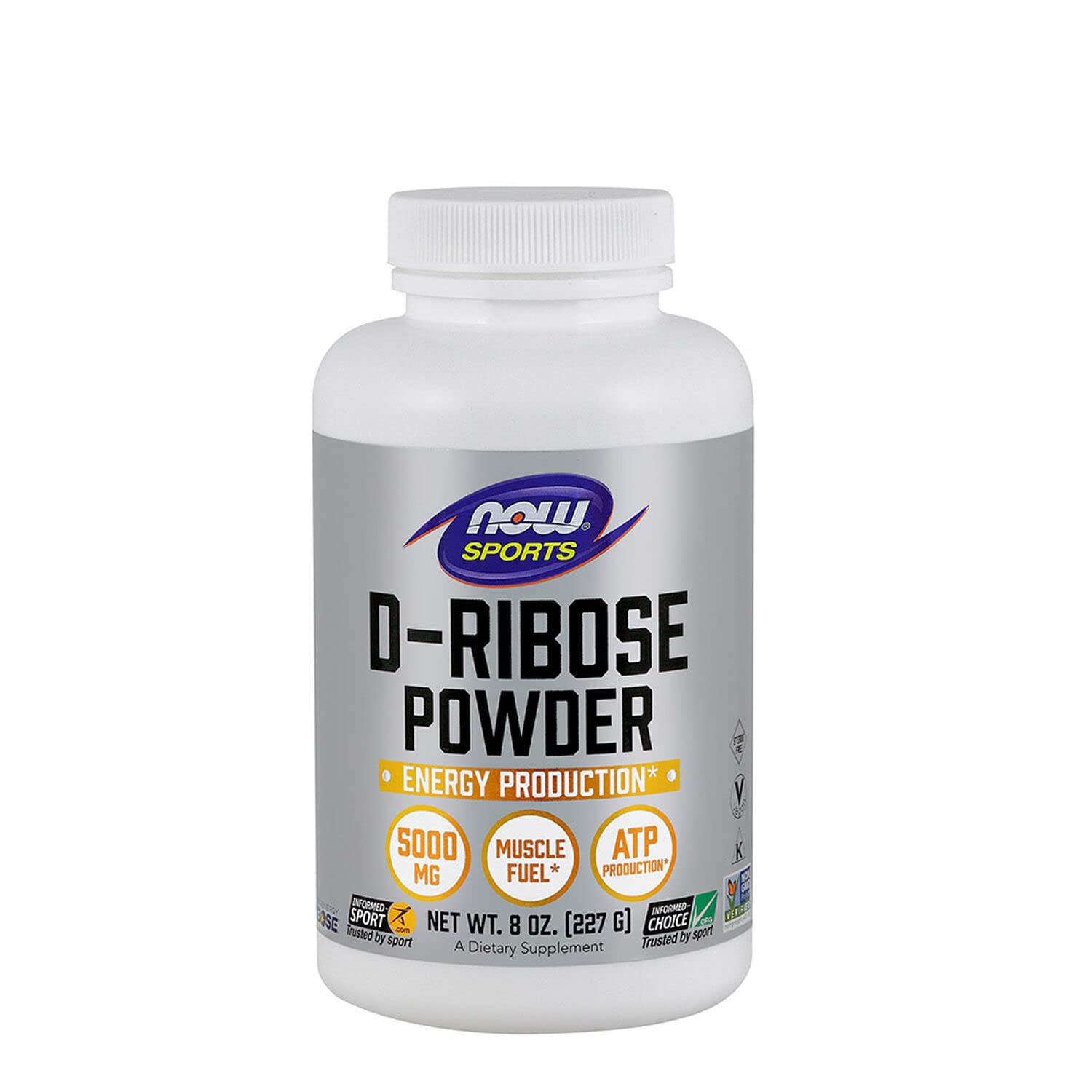 NOW Foods D-Ribose Powder, 8 Ounces