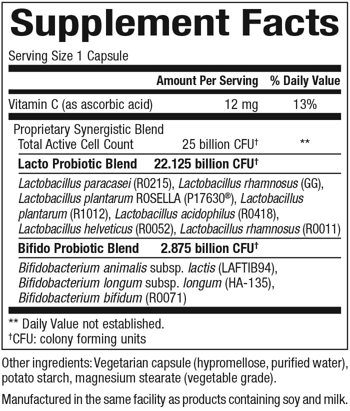 Natural Factors Ultimate Probiotic Women’s Everyday 25 Billion CFU, 30 Vegetarian Capsules
