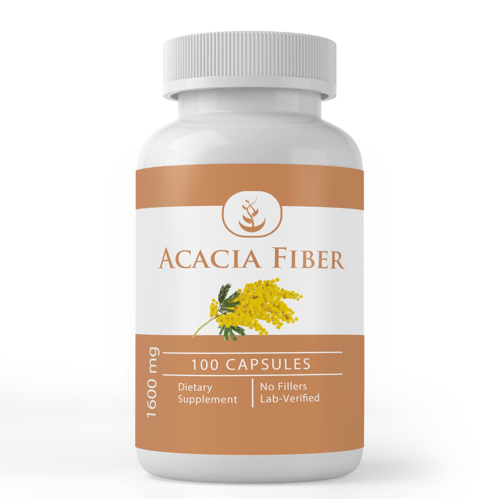 PURE ORIGINAL INGREDIENTS Acacia Fiber Capsule, 100 Capsules