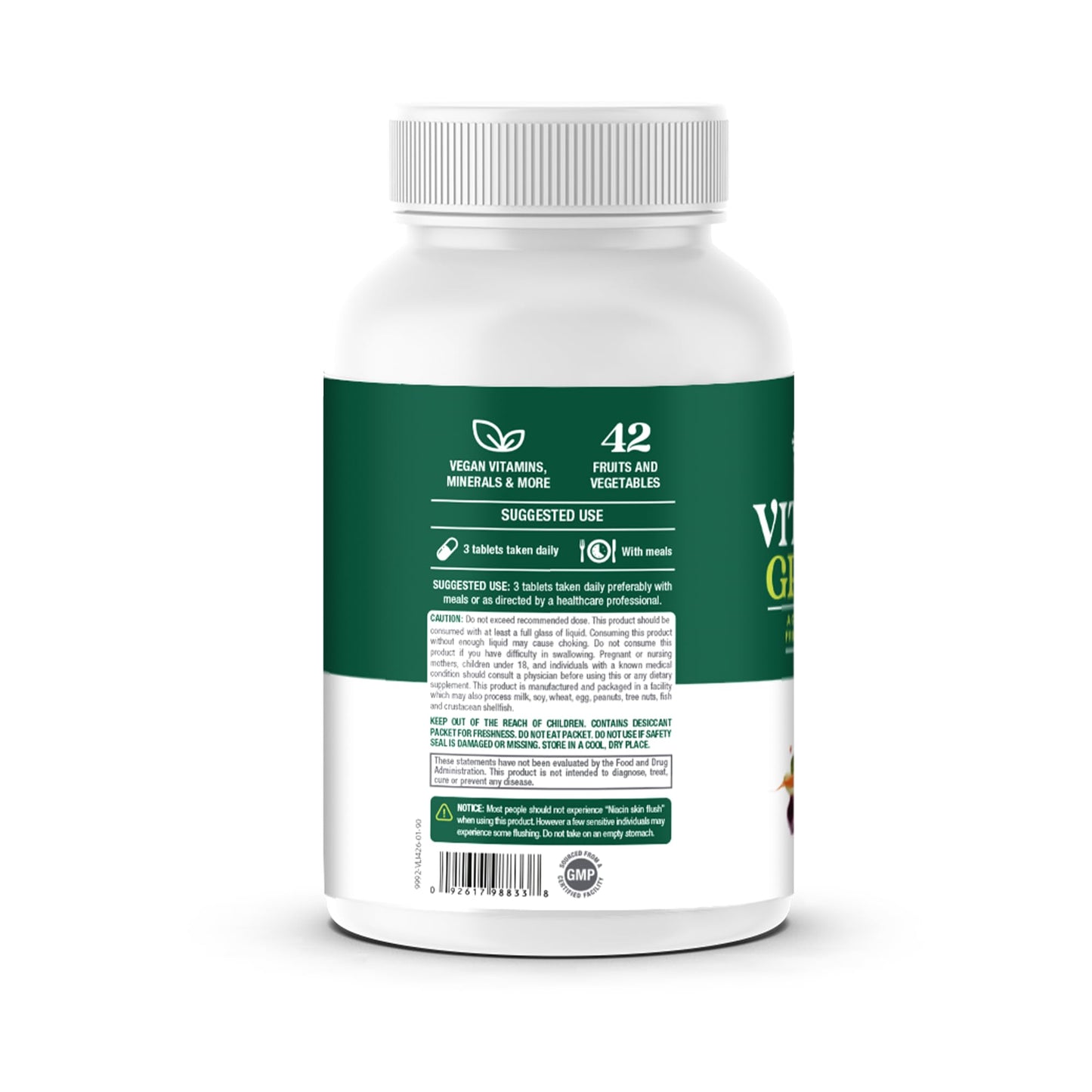 Evolution Advance Sport Nutrition Vitality Green 90 Tablets