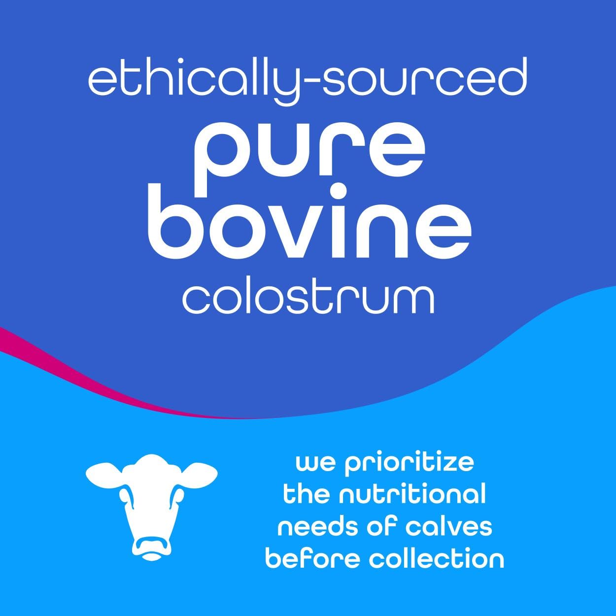 Zena Nutrition Pure Bovine Colostrum & Collagen Powder Supplement, 3.7 oz