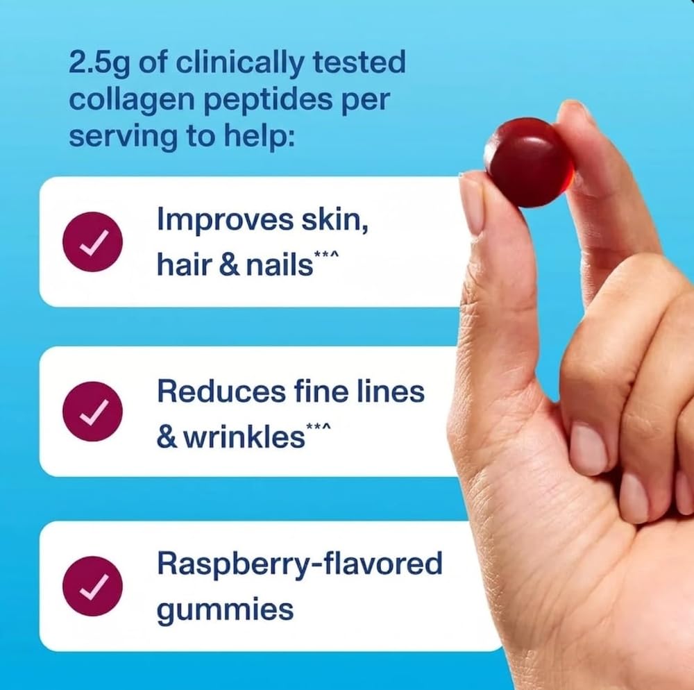 SUREFECT Collagen Gummies Raspberry Flavor, 60 Gummies
