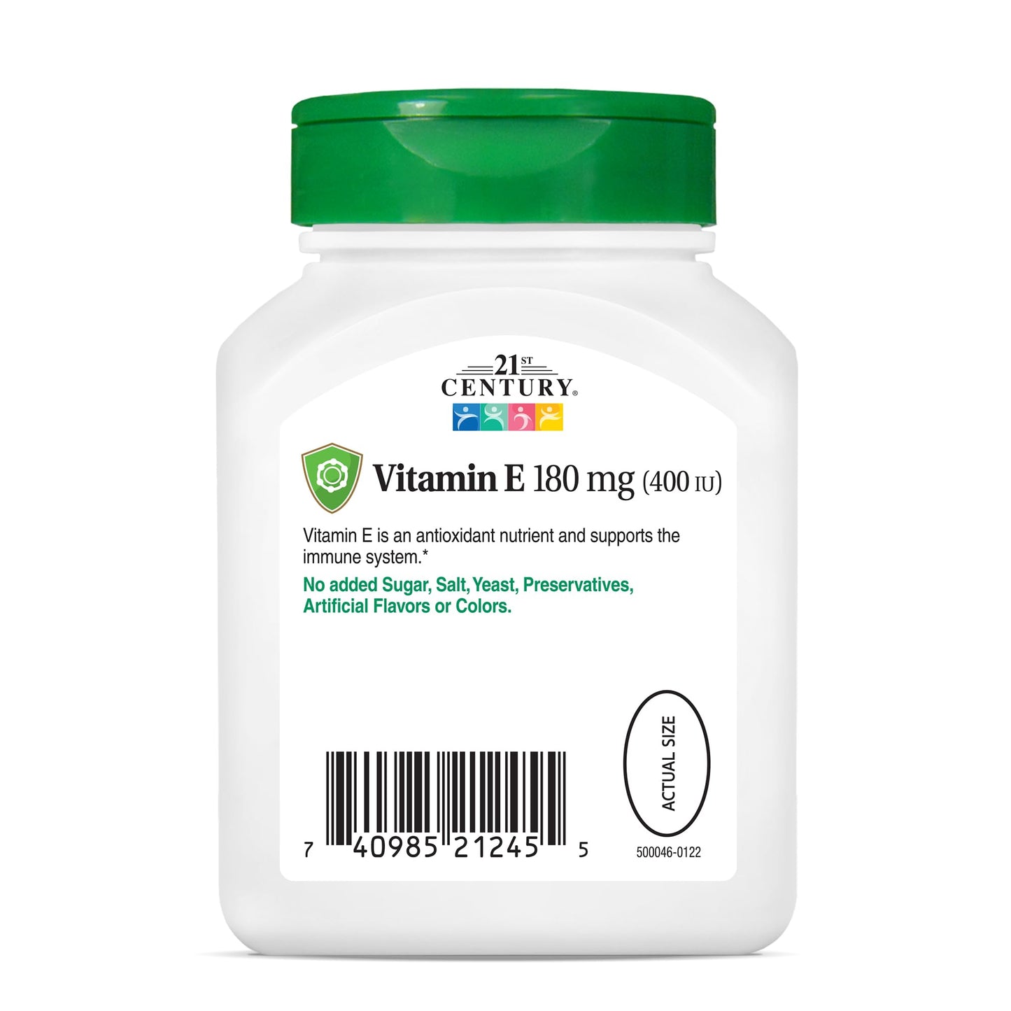 21st Century Vitamin E 400 IU (Dl-Alpha) Softgels, 220 Count