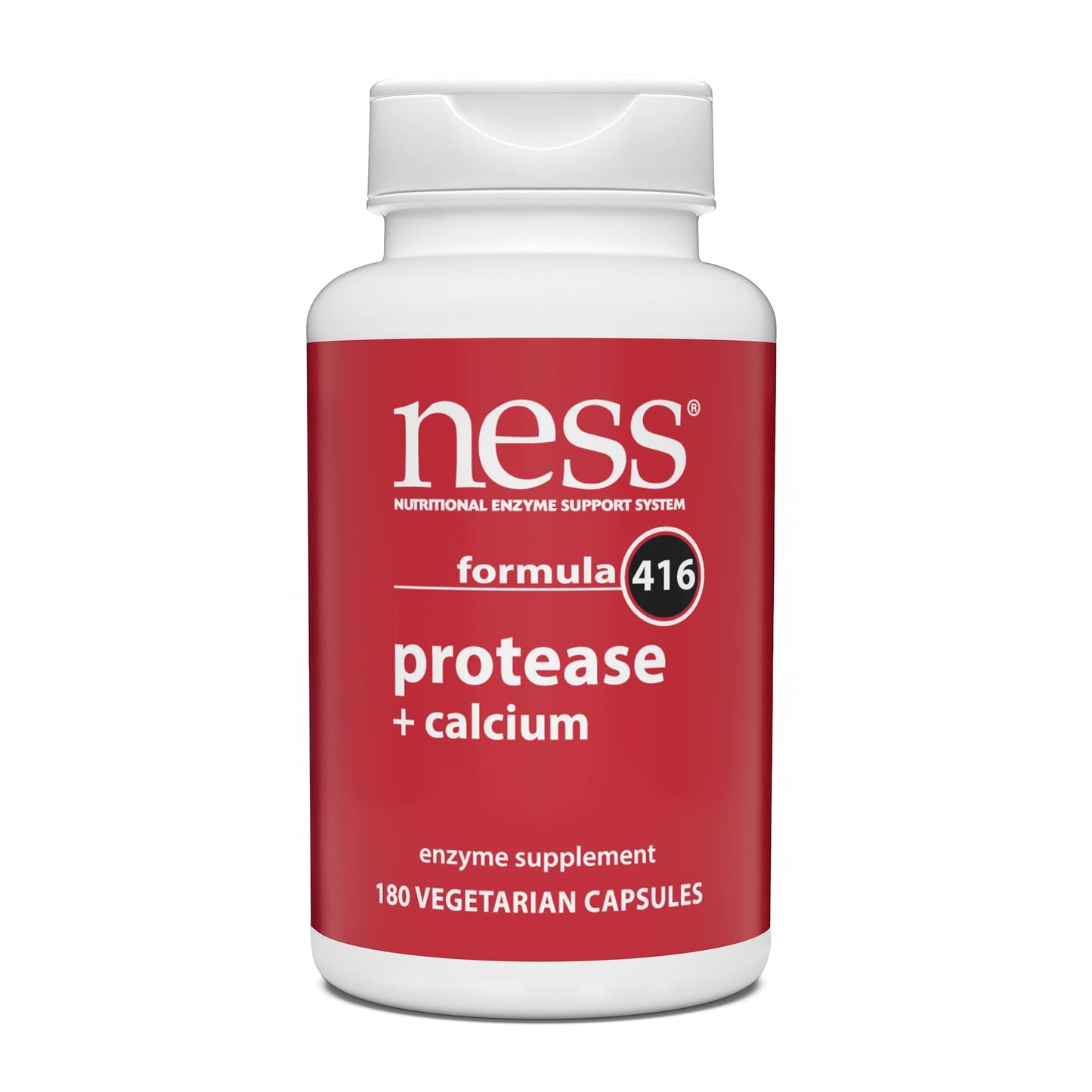 NESS Protease + Calcium Capsule, 180 Capsules