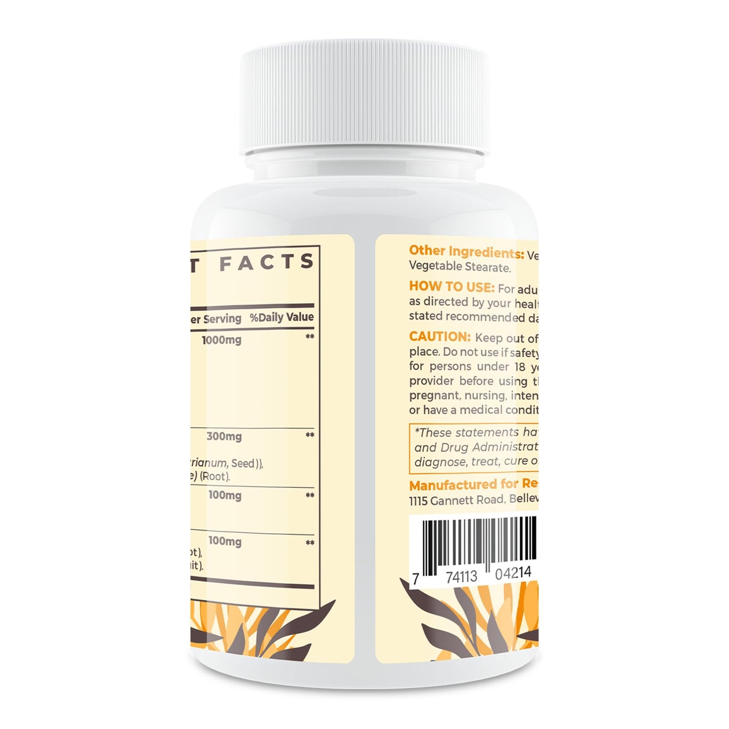Resciency Binder Supplement Vegan Capsules 270
