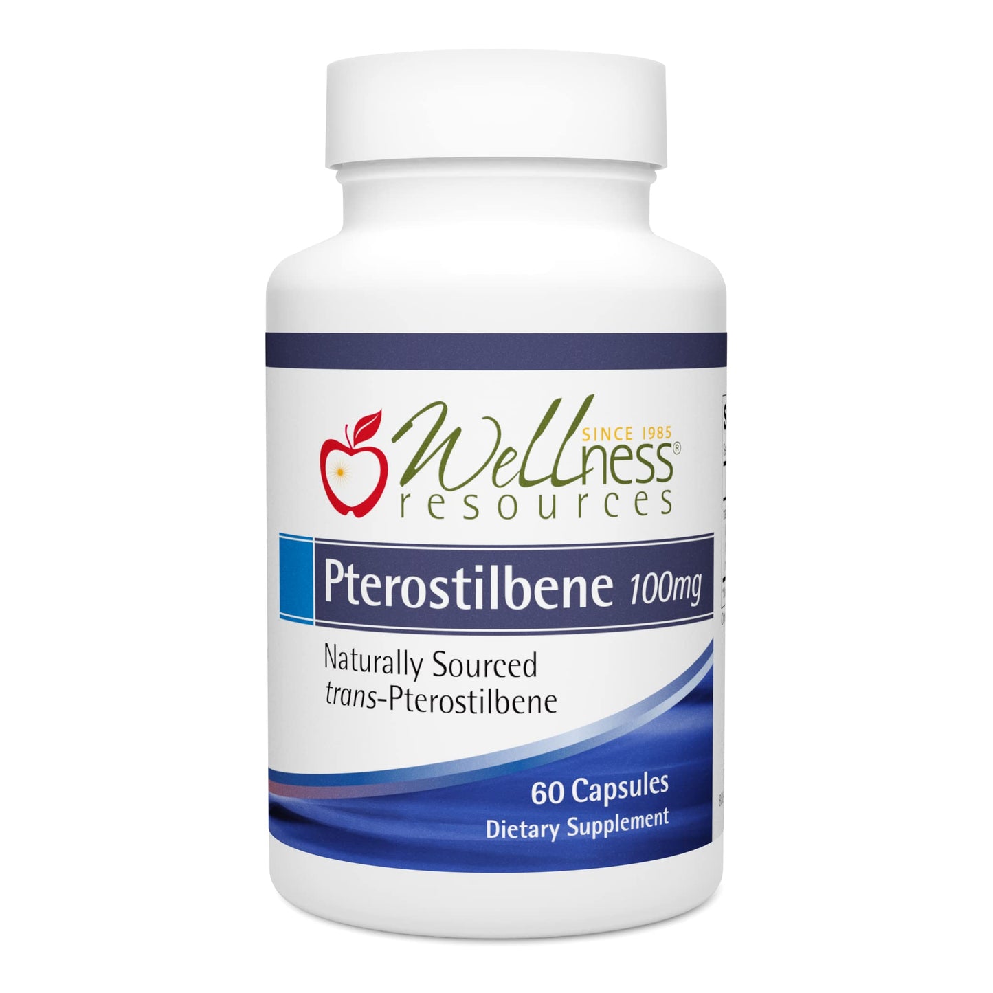 Wellness Resources Pterostilbene Natural Source Silbinol Trans-Pterostilbene 100mg Capsule 90 Count
