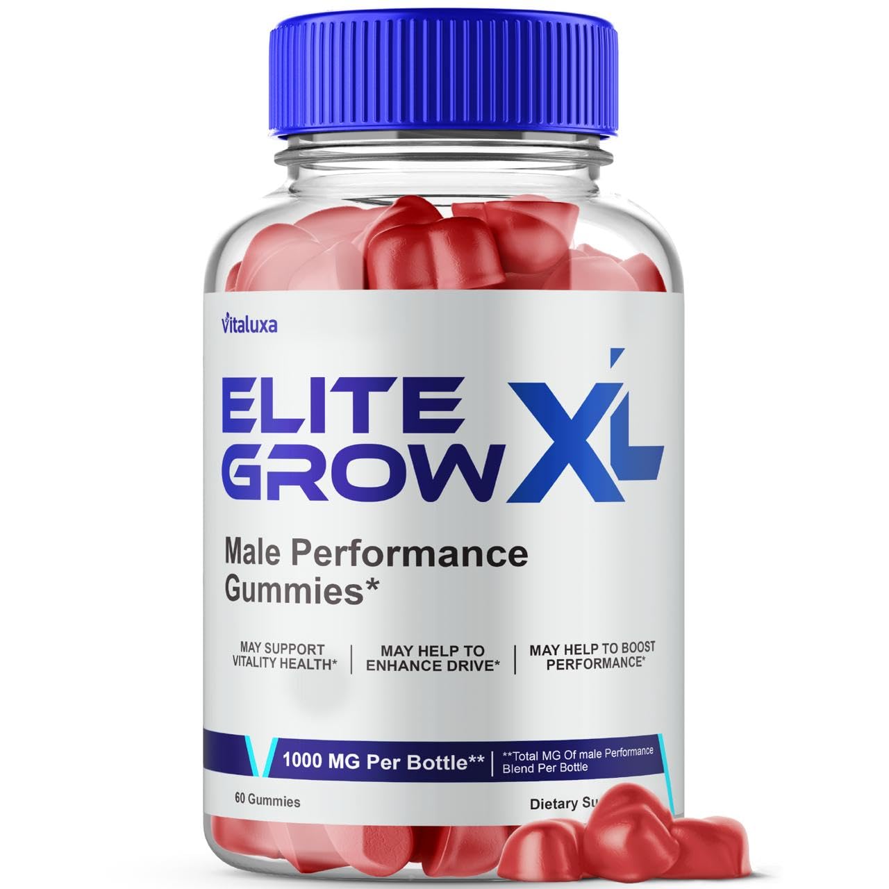 Vitaluxa Elite Grow XL Gummies 60 Count
