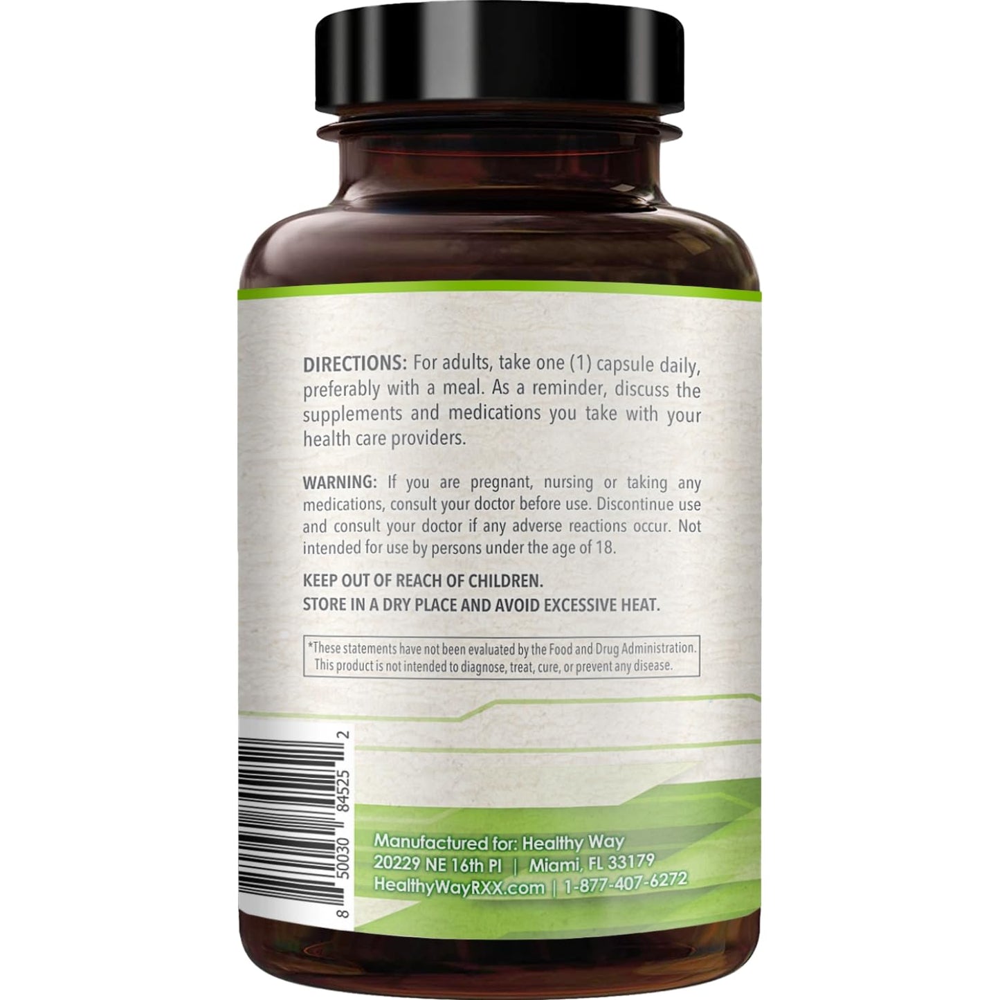 HealthyWayRx SAM-e 400mg Capsules, 90 Count