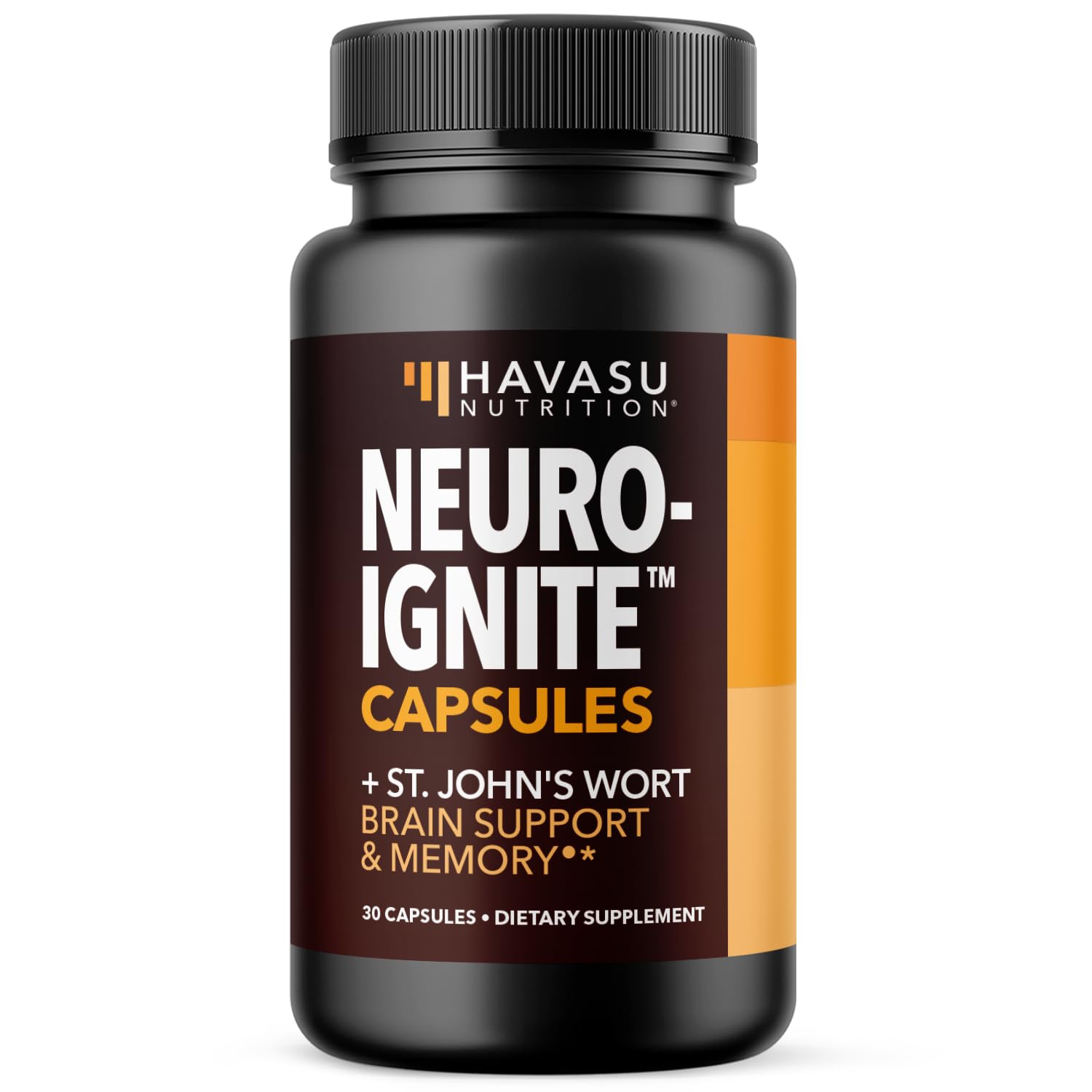 HAVASU NUTRITION NeuroIGNITE Brain Supplements for Memory and Focus Capsules, 30 Count