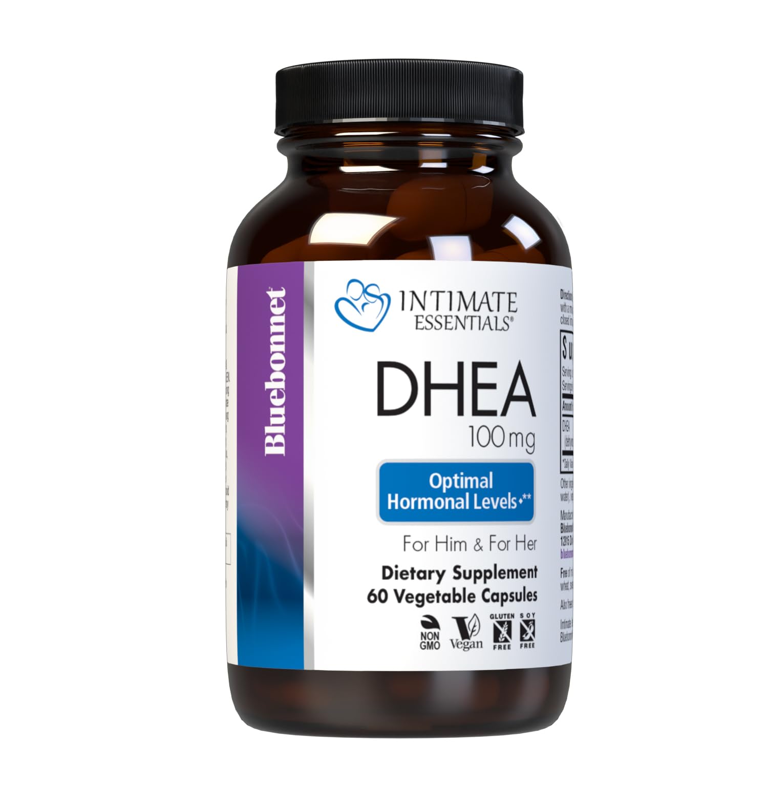 BlueBonnet Intimate Essentials DHEA 100 mg Capsule, 60 Count
