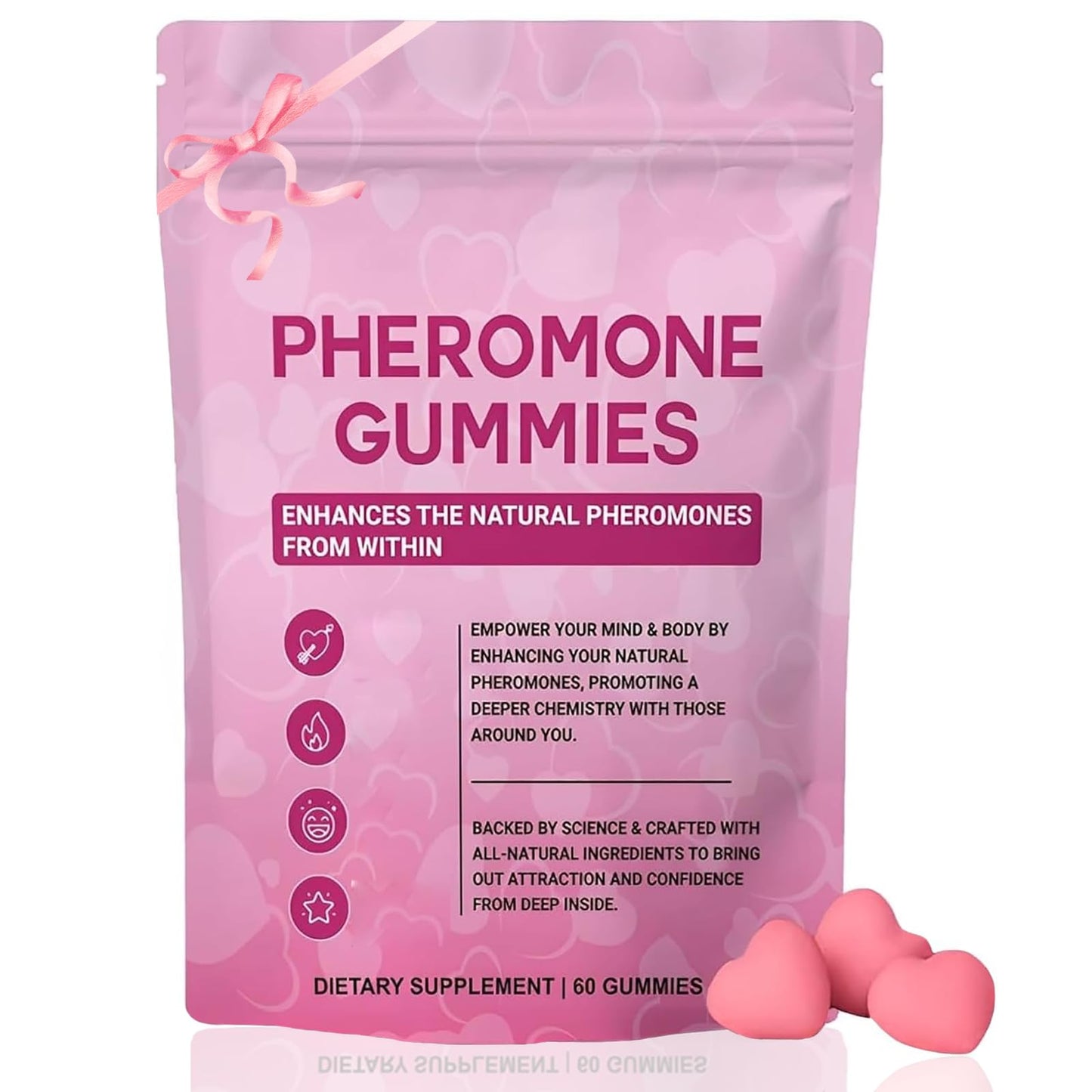 SUUDUUL Pheromone Gummies for Women Powder, 1 Pack