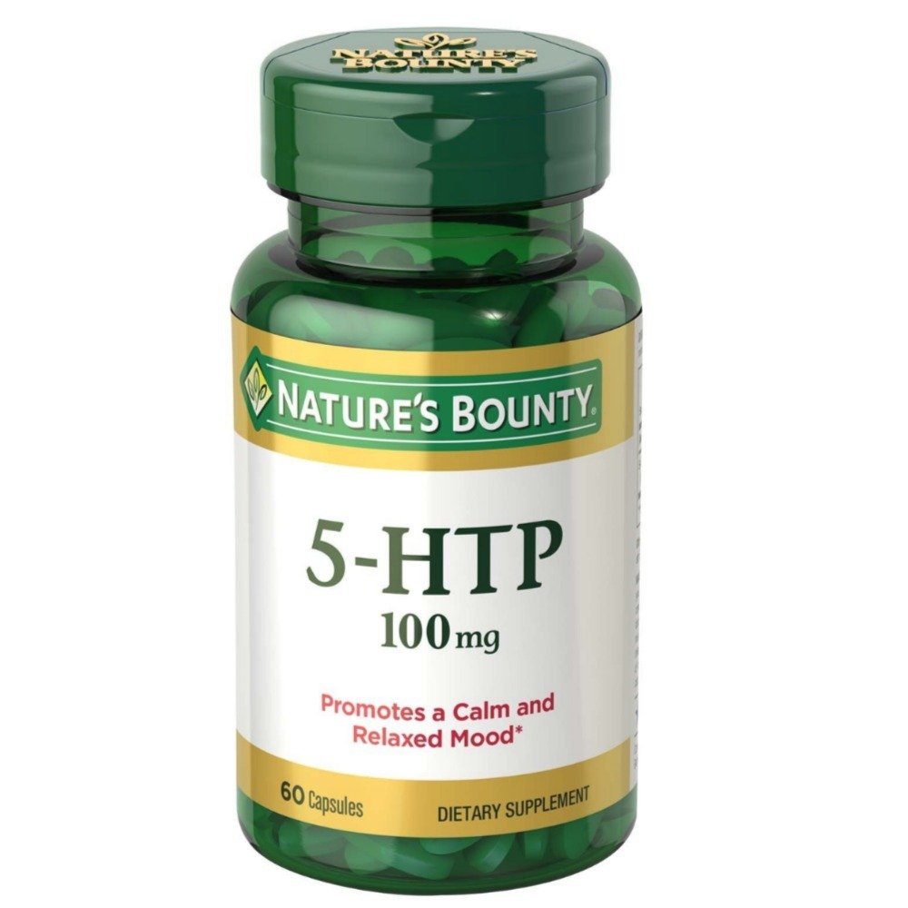 Nature's Bounty 5-HTP 100 mg Capsules 180 Capsules