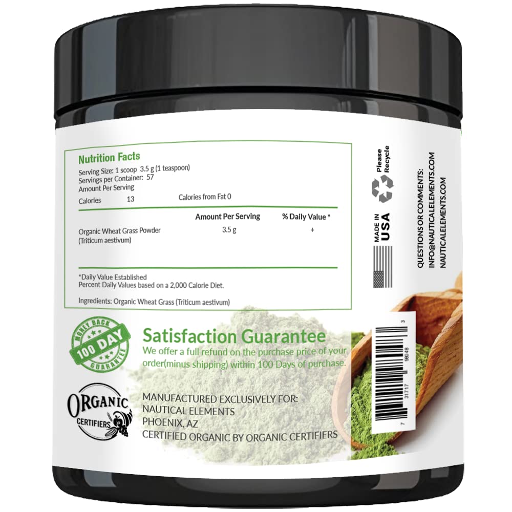 Nautical Elements Wheatgrass Powder 7 Ounces