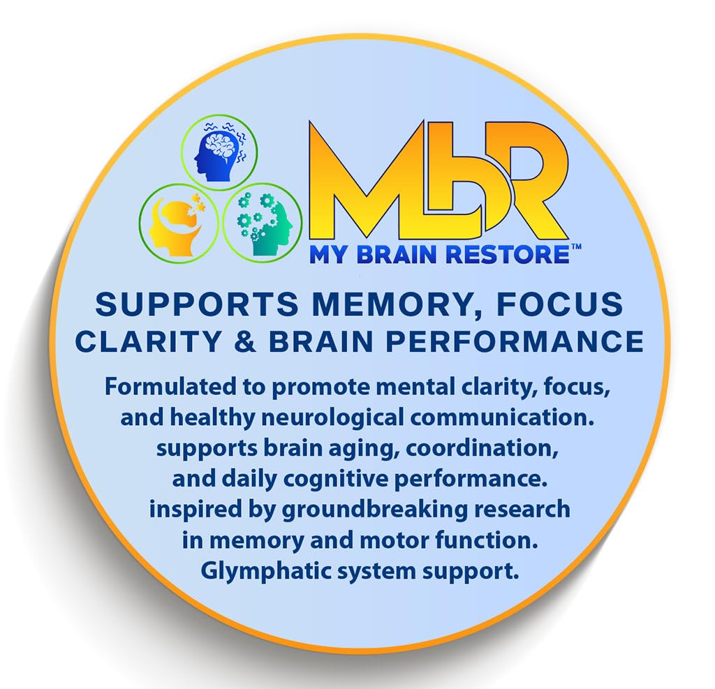 My Brain Restore Preventative – Premium Brain Support Nutraceutical Powder, 2 oz