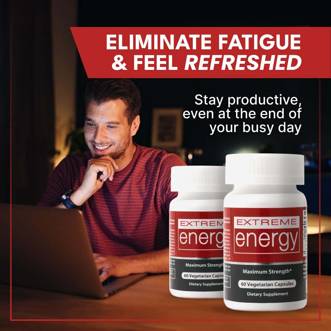 Herbal Nitro Extreme Energy Pills Capsule 60 Count