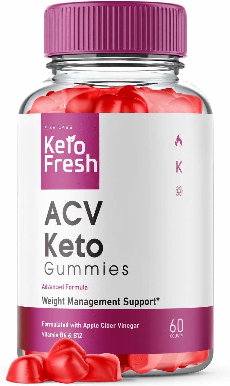 Rize Labs Keto Fresh ACV Gummies for Advanced Weight Loss, 60 Gummies