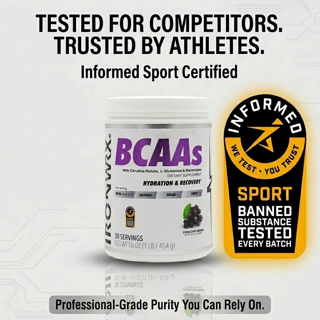 IRONWRX BCAA Powder 16 oz