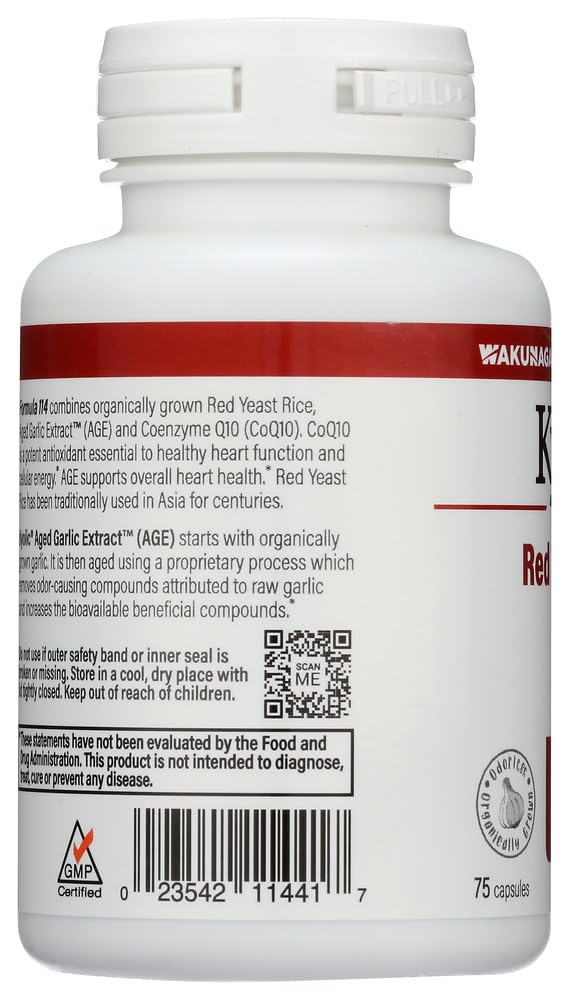 Kyolic Red Yeast Rice + CoQ10 Capsule, 150 Count