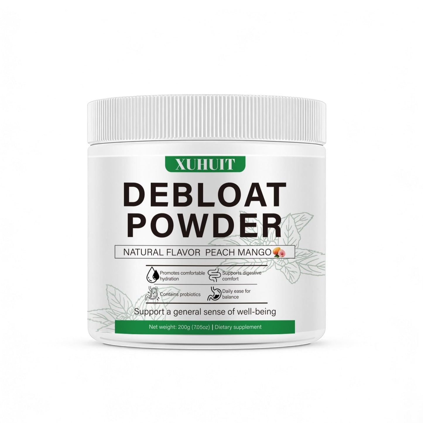 YFDSRF Digestive Support Powder for Occasional Bloating Relief, 7.05 oz