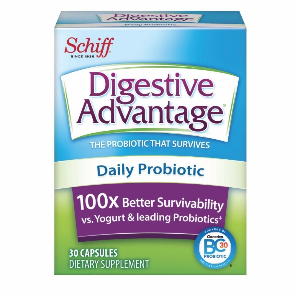 Schiff Digestive Advantage Daily Probiotic Capsules 240 Count