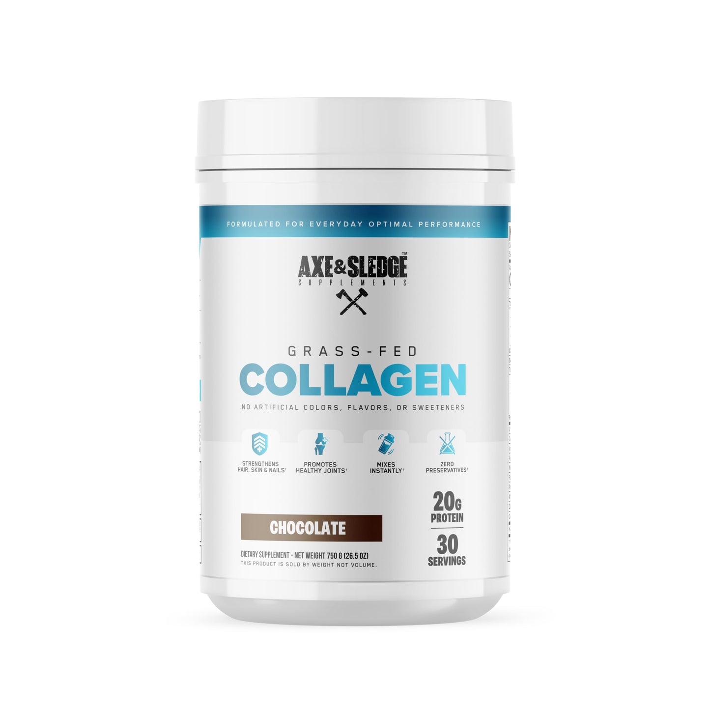 Axe & Sledge Pure Hydrolyzed Collagen Powder, 23.5