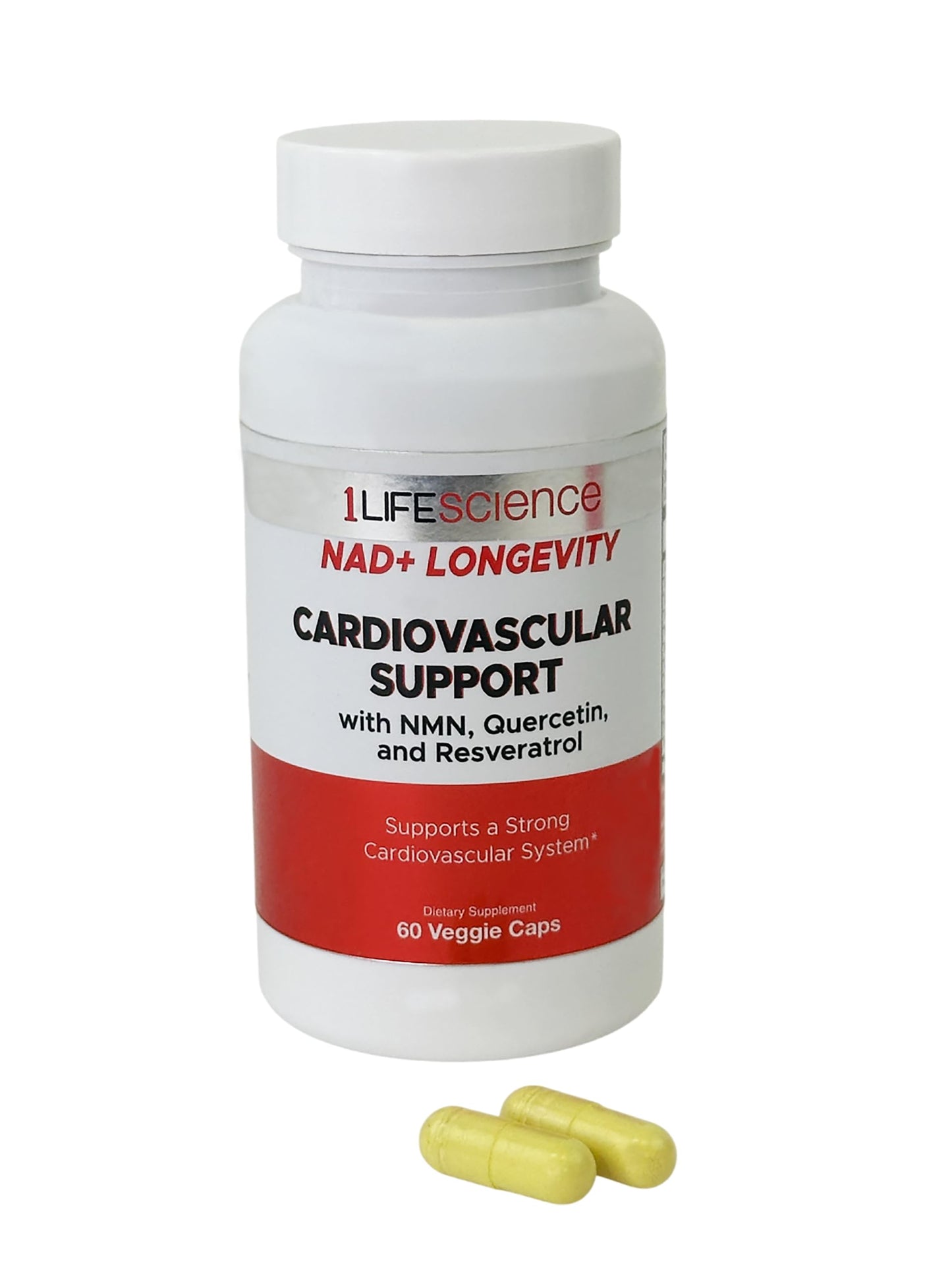 1LifeScience Cardiovascular Support Supplement Capsules 60