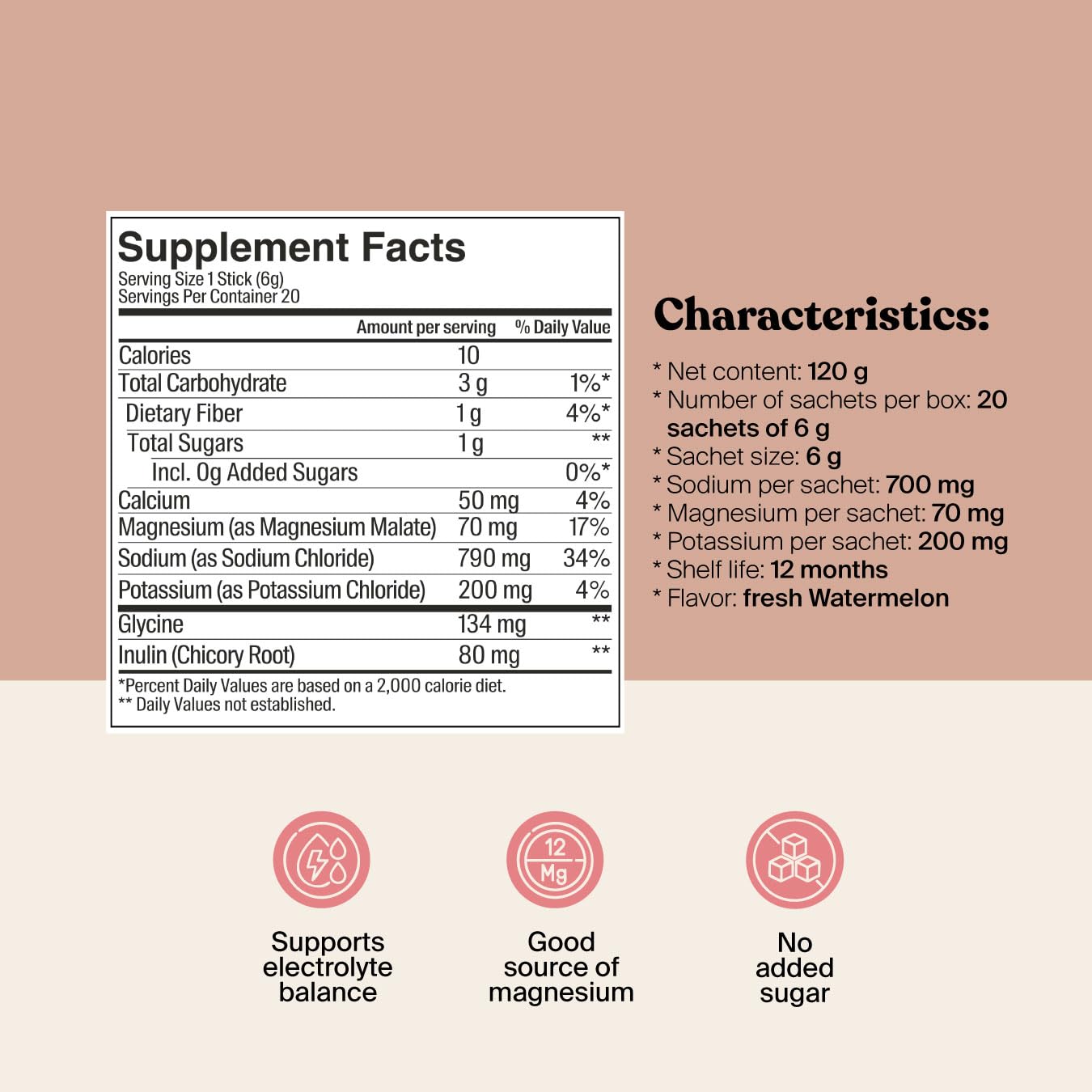 Savvy Recharge Electrolyte Powder, 20 Sachets