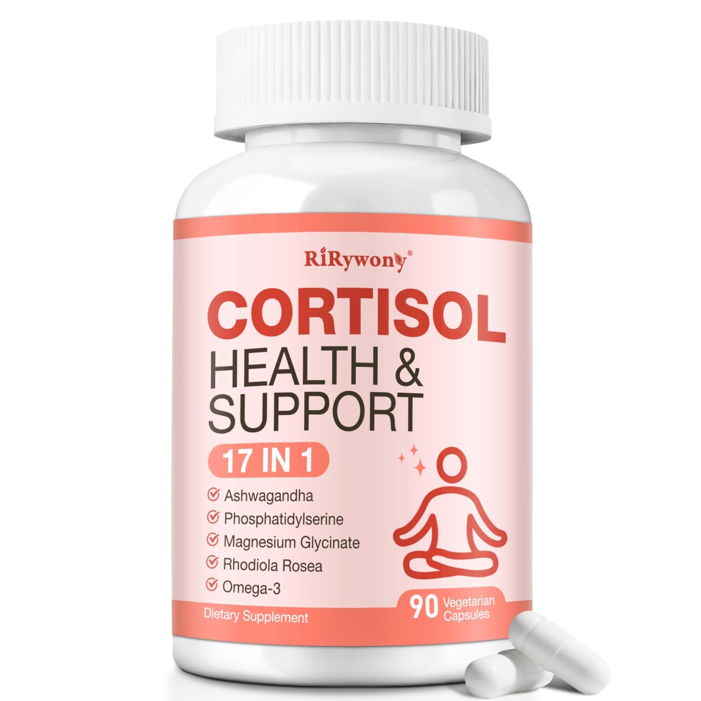 RiRywony Cortisol Detox for Women Capsules 2 Count