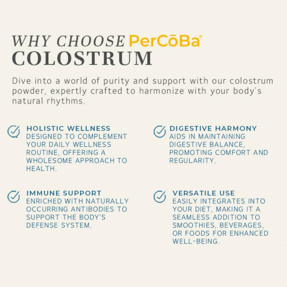 PERCOBA Colostrum Supplement Powder (4.2329)
