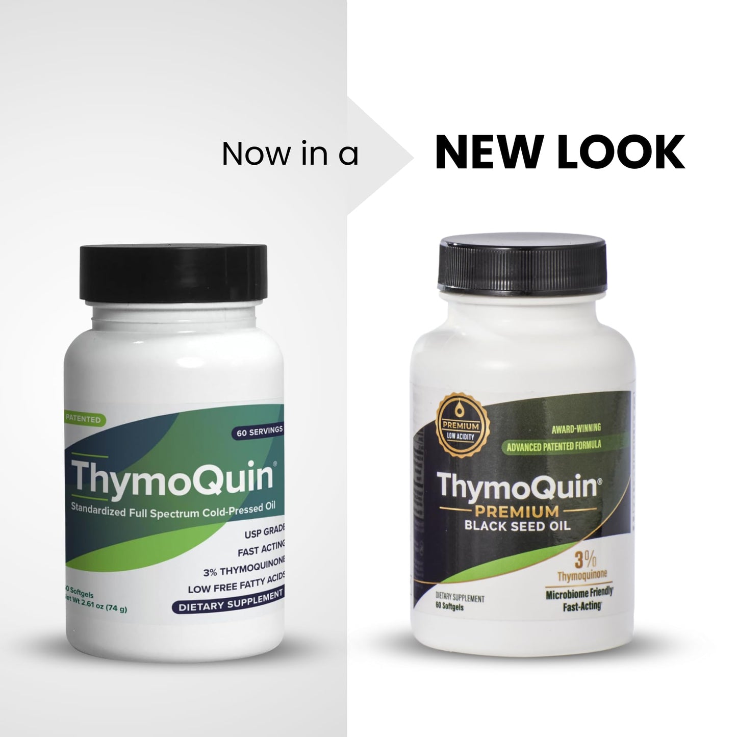 ThymoQuin Black Seed Oil Softgels 500mg, 60 Softgels