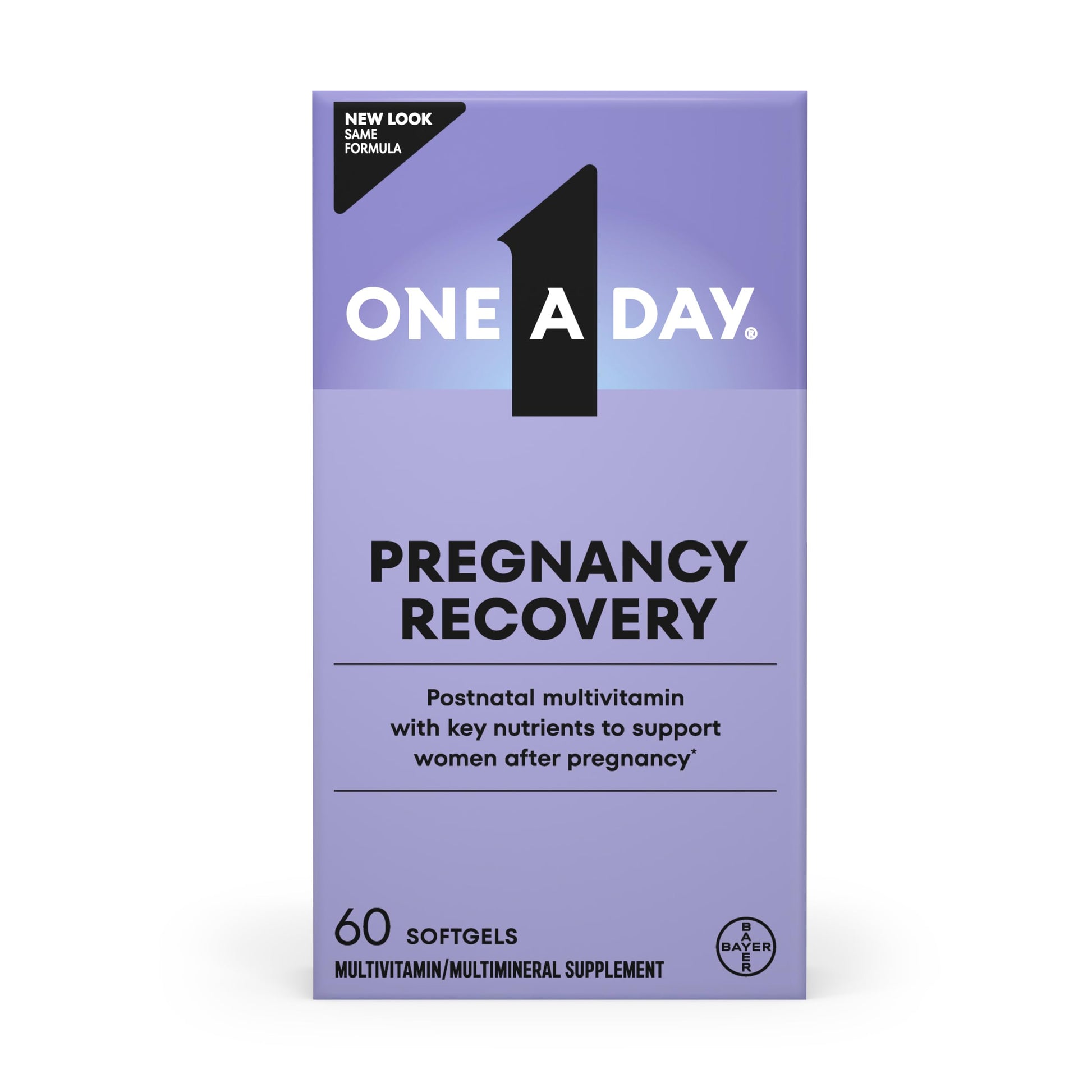 ONE A DAY Postnatal Vitamins for Women Softgel 60 Count