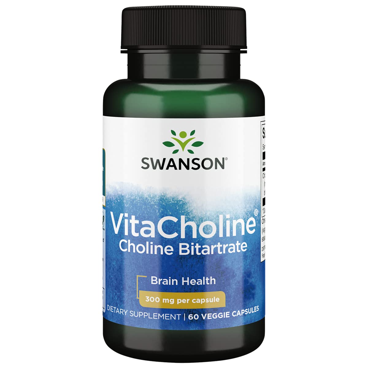 Swanson ULT VITACHOLINE 300 mg Vegetarian Capsules, 60 Count
